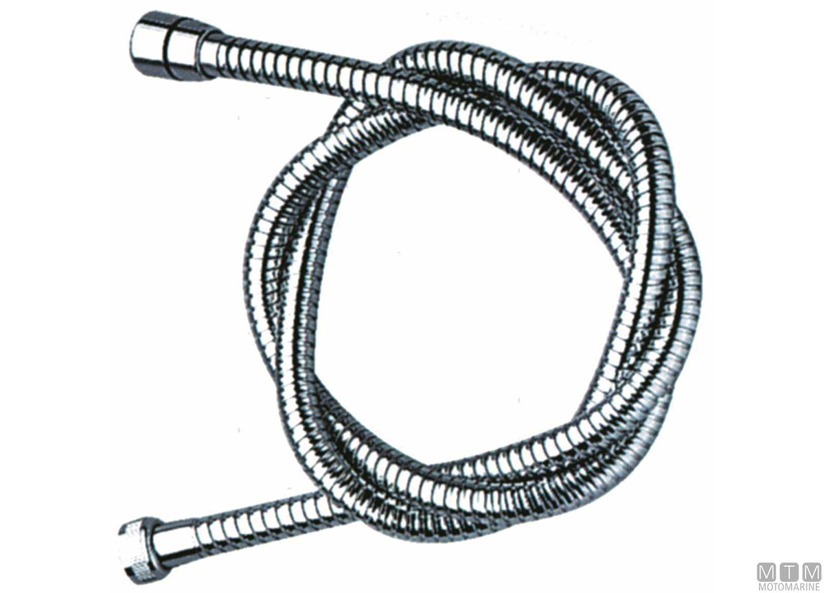 Shower hose PVC 2.5 m ends 1/2"-1/2" - original photo Motomarine Srl