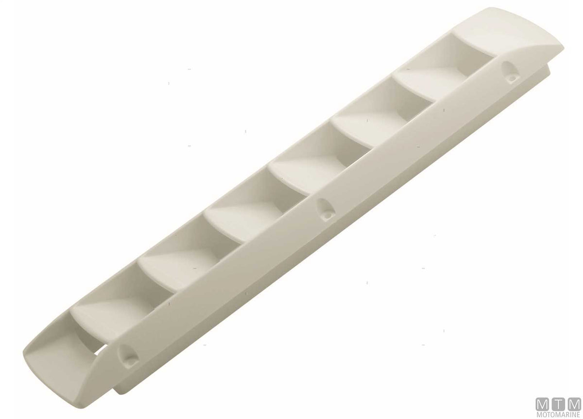 Long air vent 450x88 mm, white plastic - original photo Motomarine Srl