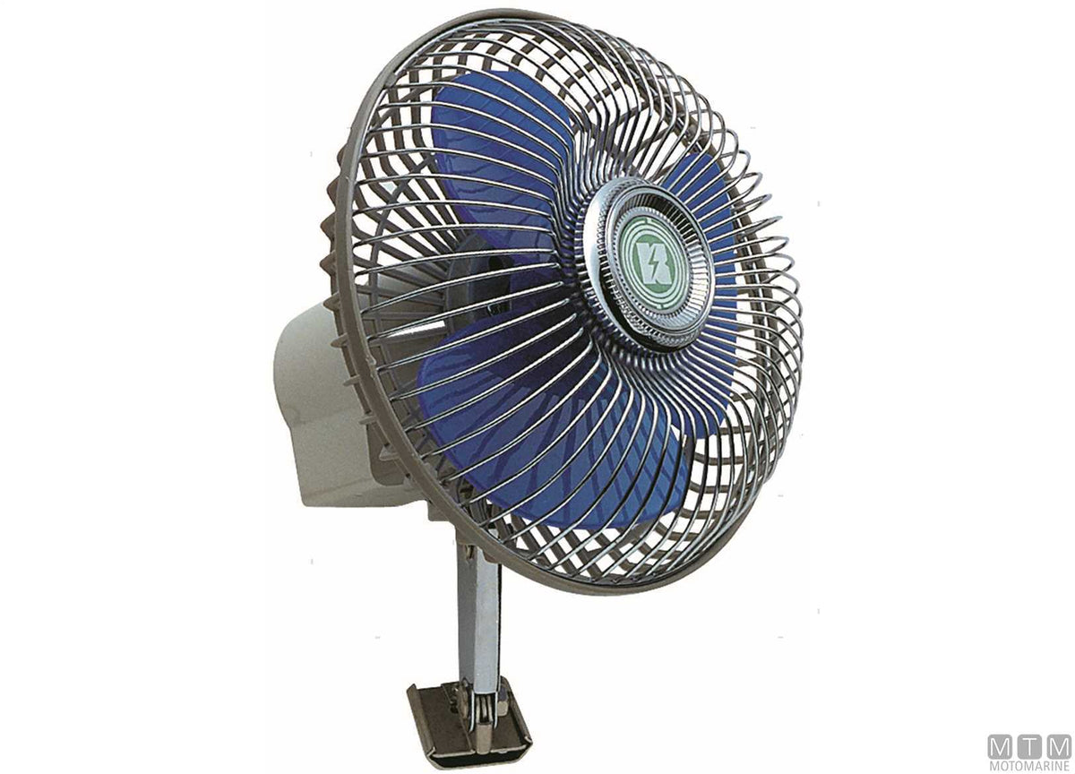 Oscillating fan Ø180 mm 12V - original photo Motomarine Srl