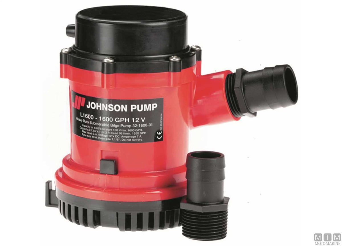 Bilge pump Johnson HD 4000 24 V - original photo Motomarine Srl