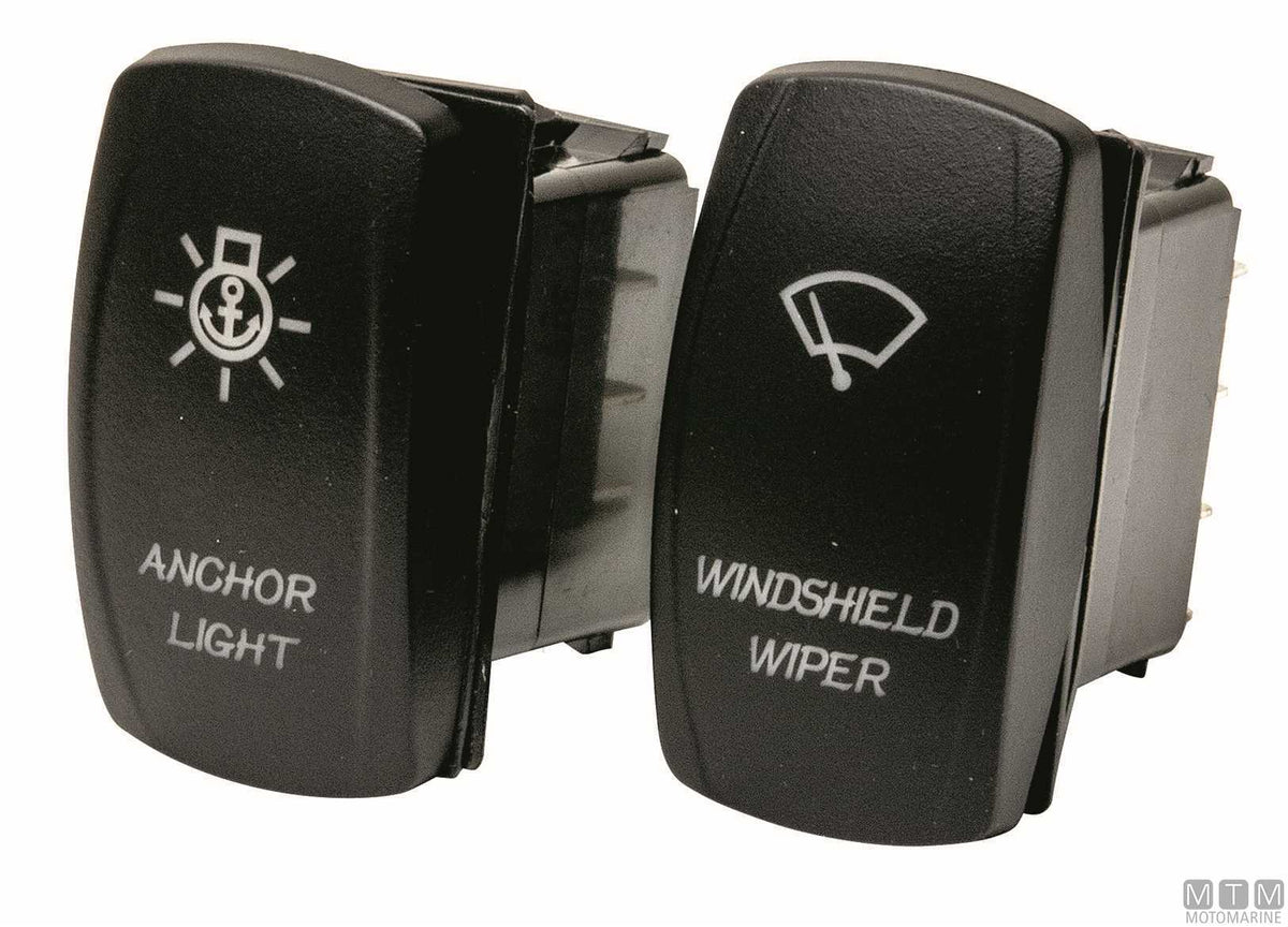 ON-OFF switch Fish Box 20 A 4 terminals - original photo Motomarine Srl