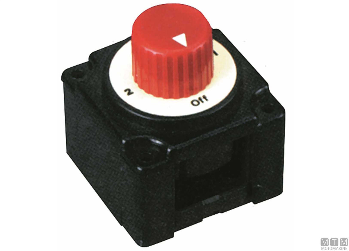 Battery disconnect switch selector Mini Knob 250 A - original photo Motomarine Srl