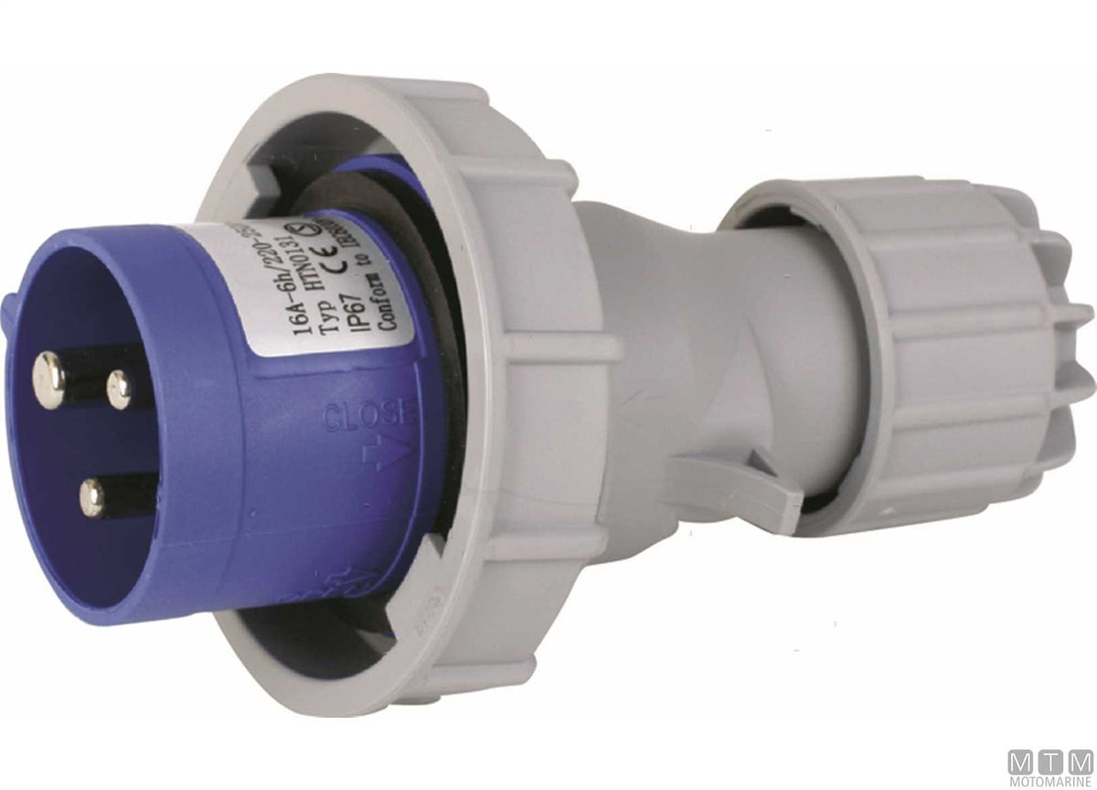 CE socket IP67 230V 63A - original photo Motomarine Srl