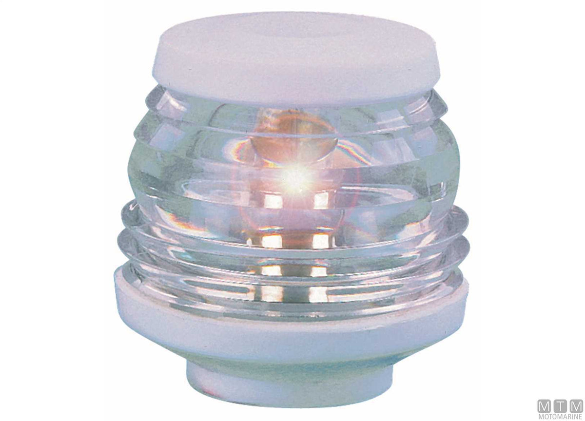 Black base for pole-mounted navigation lights - original photo Motomarine Srl