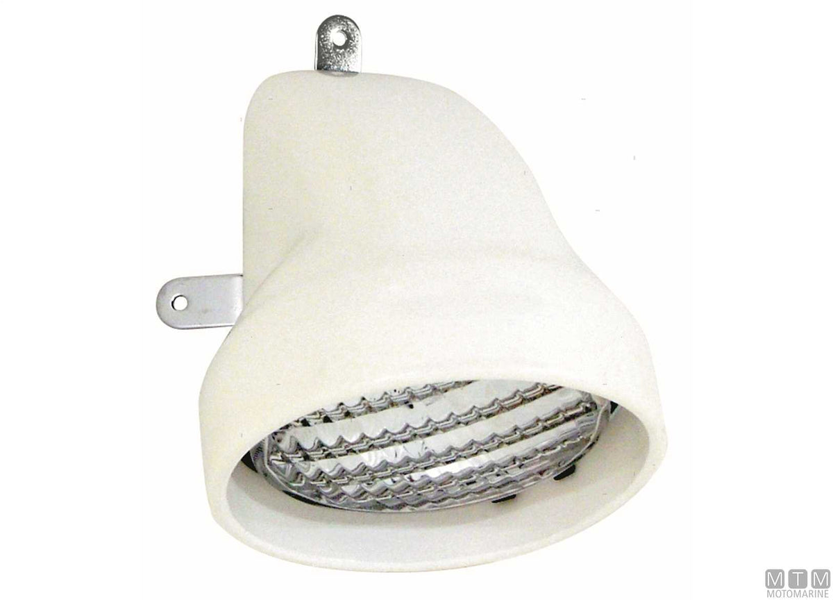 Deck light with soft PVC housing Ø110 mm - original photo Motomarine Srl