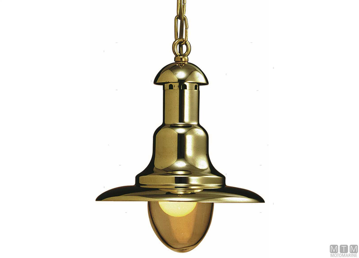 Classic brass lamp 310x260 mm - original photo Motomarine Srl