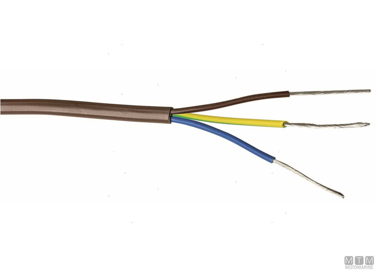 Flat electrical cable 2x1.5 mm, 50 m - original photo Motomarine Srl