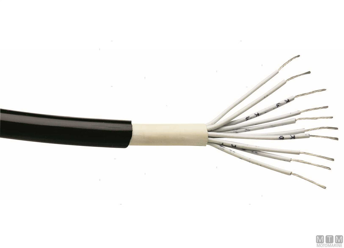 Multicore electrical cable 10x0.75 mm, 50 m - original photo Motomarine Srl
