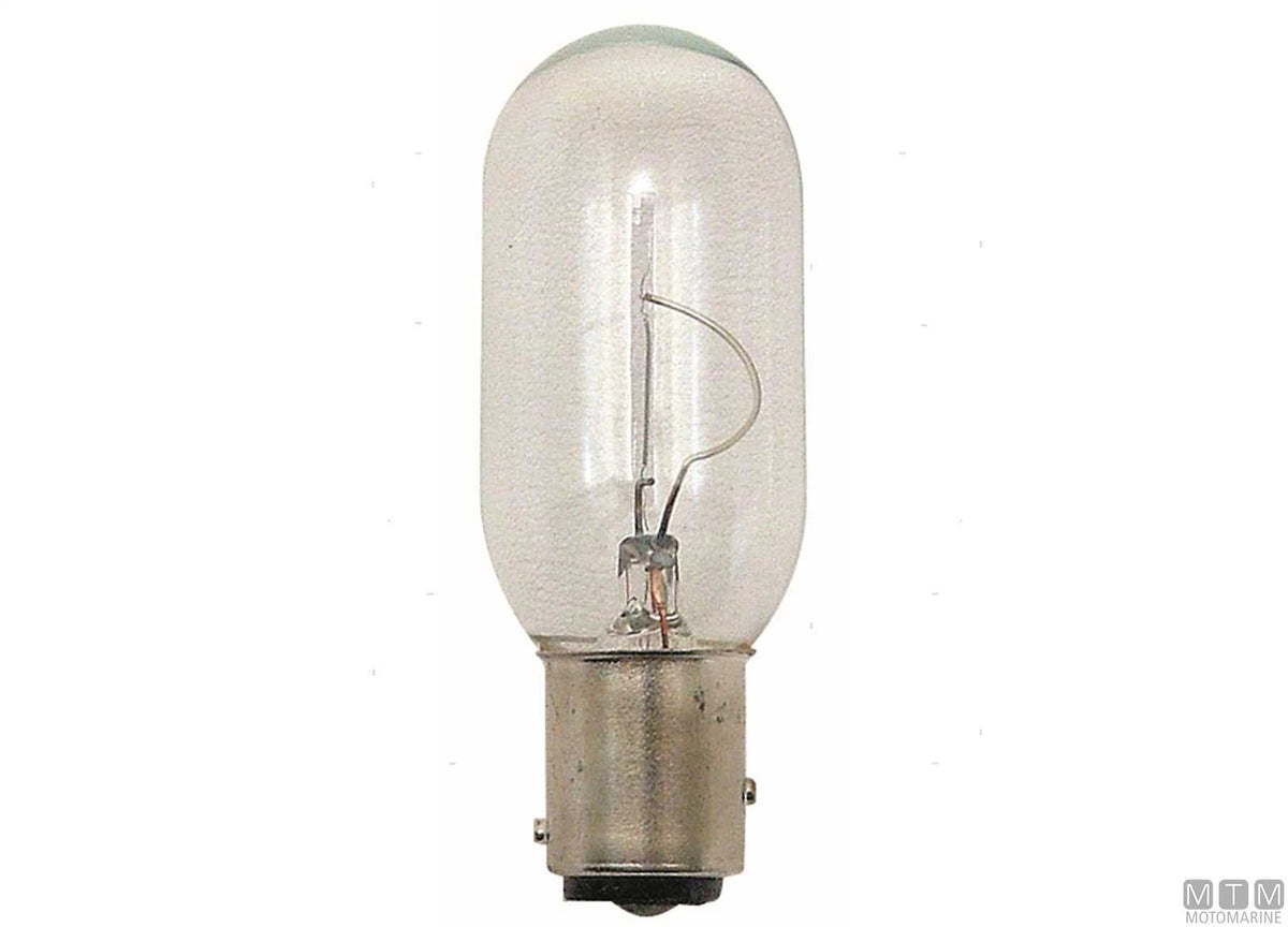 Bipolar bulb BAY15D 24V 25W - original photo Motomarine Srl