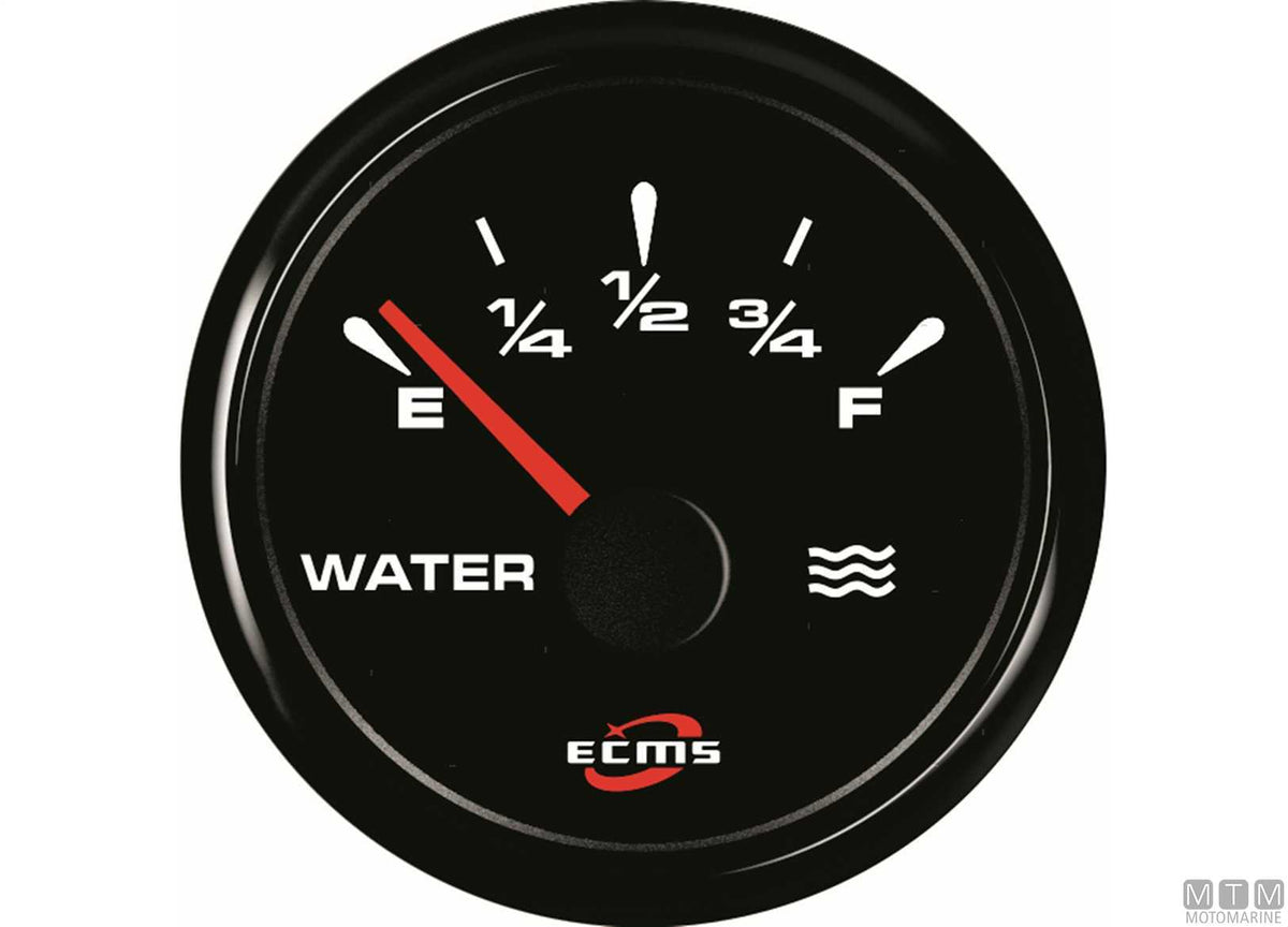 Trim gauge 167-10 ohm All Black - original photo Motomarine Srl