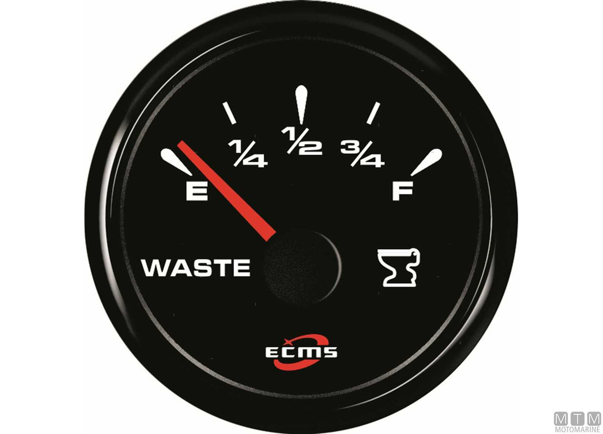 Temperature gauge All Black - original photo Motomarine Srl