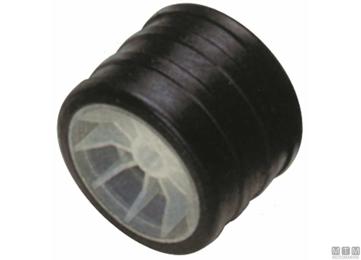 Rubber side roller for trailers 170x65/200 mm bore Ø15 mm - original photo Motomarine Srl