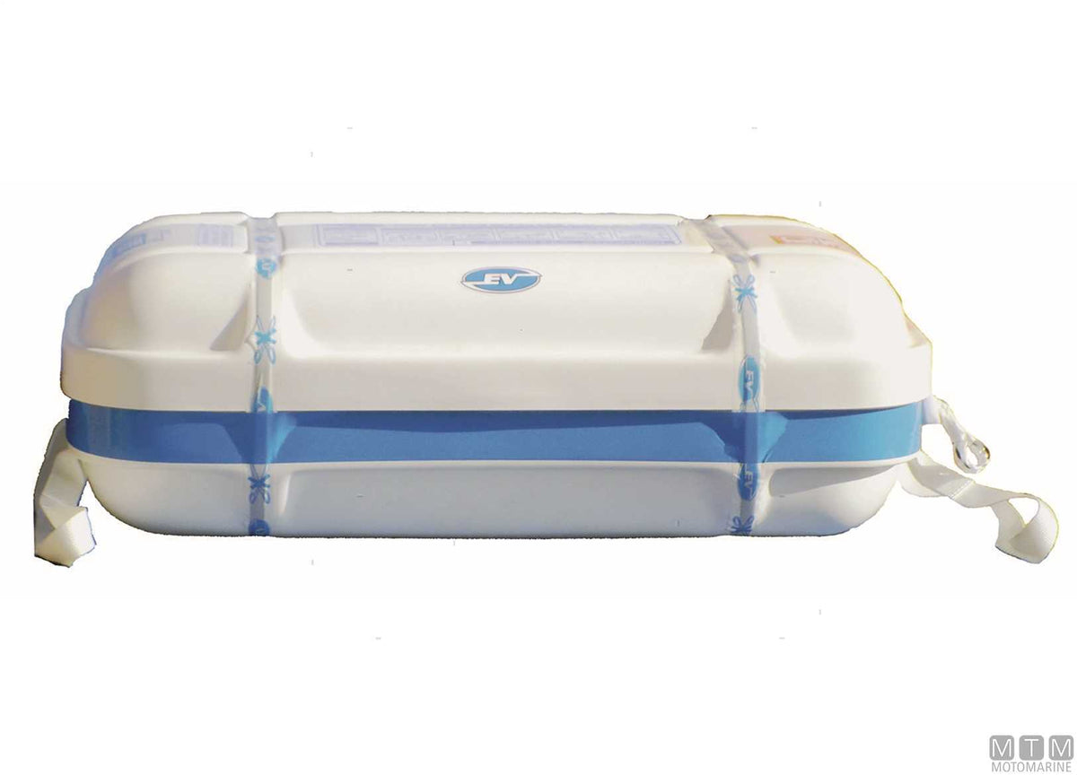 EV Compact-Dry Plus liferaft, valise 8P - original photo Motomarine Srl