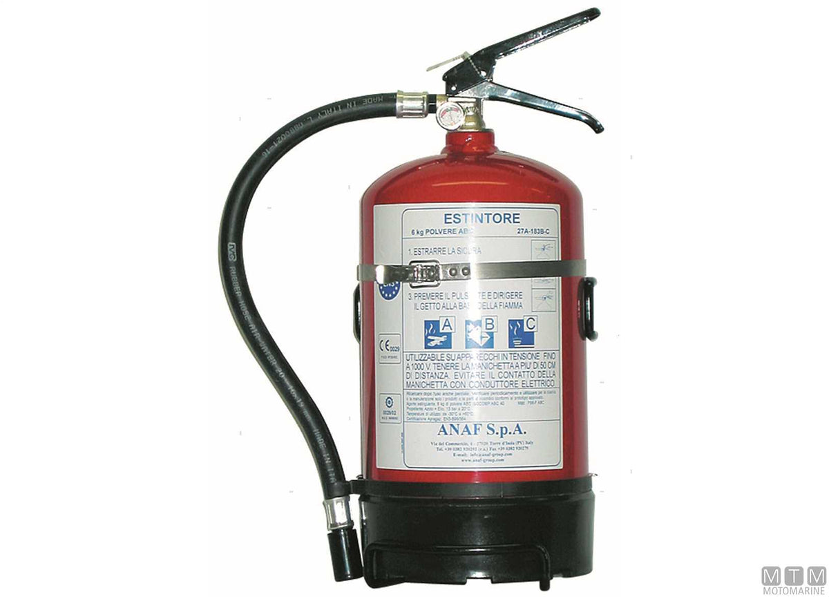 MED fire extinguisher PS2-Y ABC 2 kg - original photo Motomarine Srl