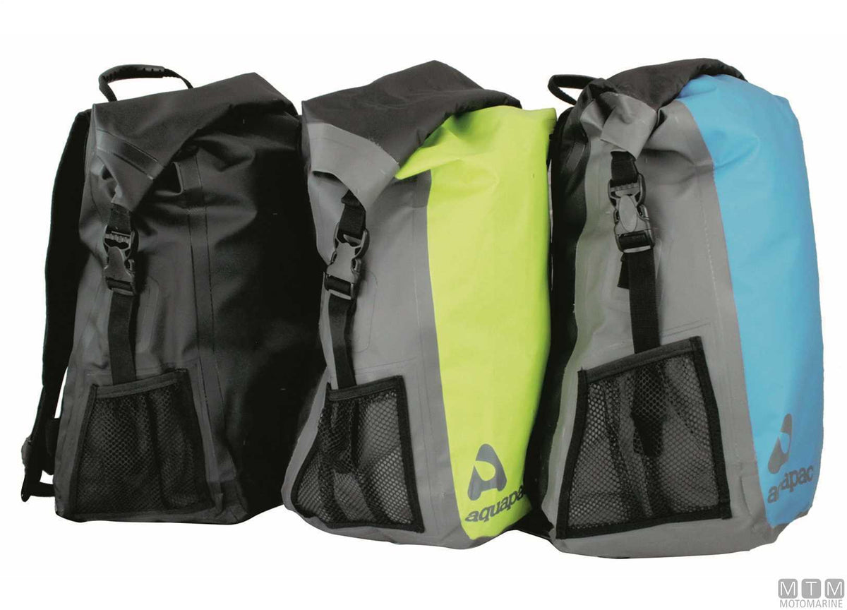 Aquapac Daysack 28 L waterproof backpack blue - original photo Motomarine Srl