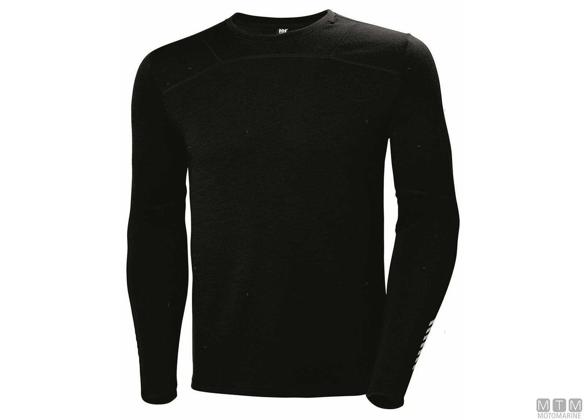 H/H Lifa Merino Crew shirt 990 black 2XL - original photo Motomarine Srl