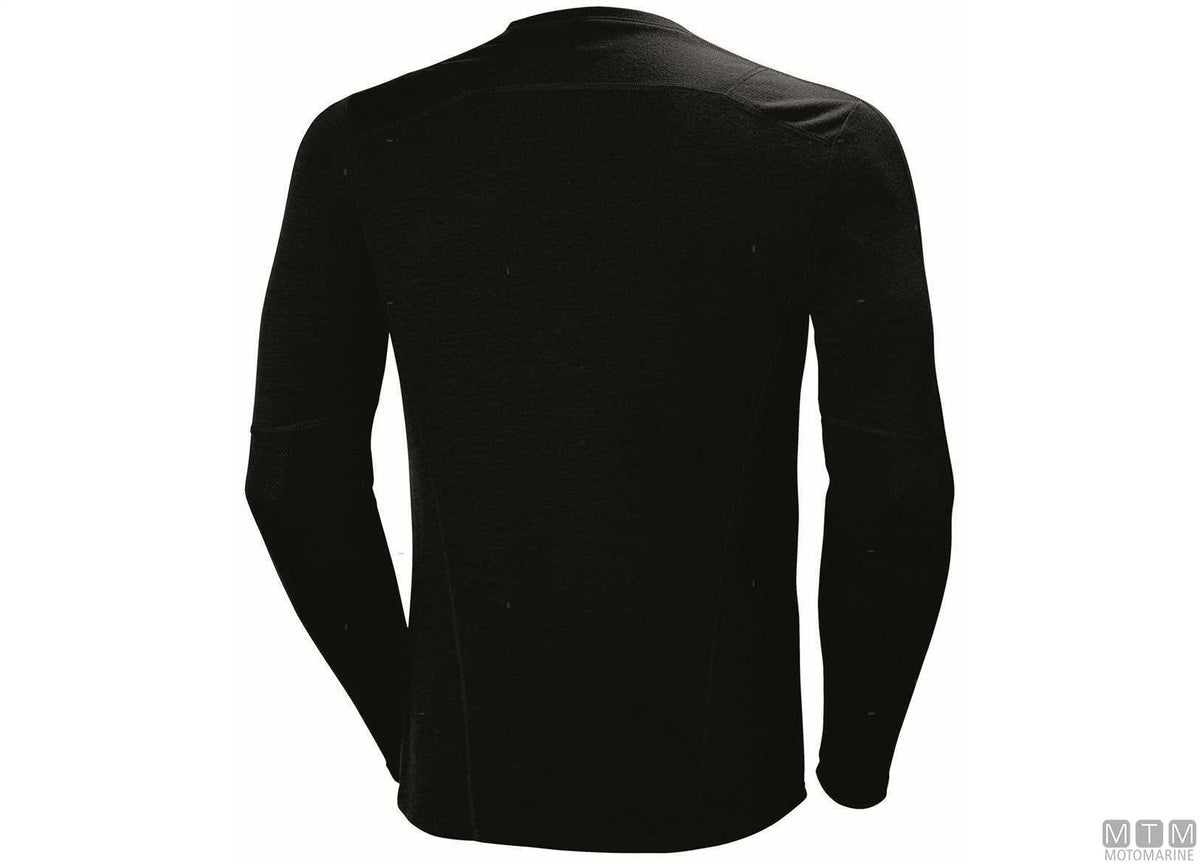 H/H Lifa Merino Crew shirt 990 black 2XL - original photo Motomarine Srl