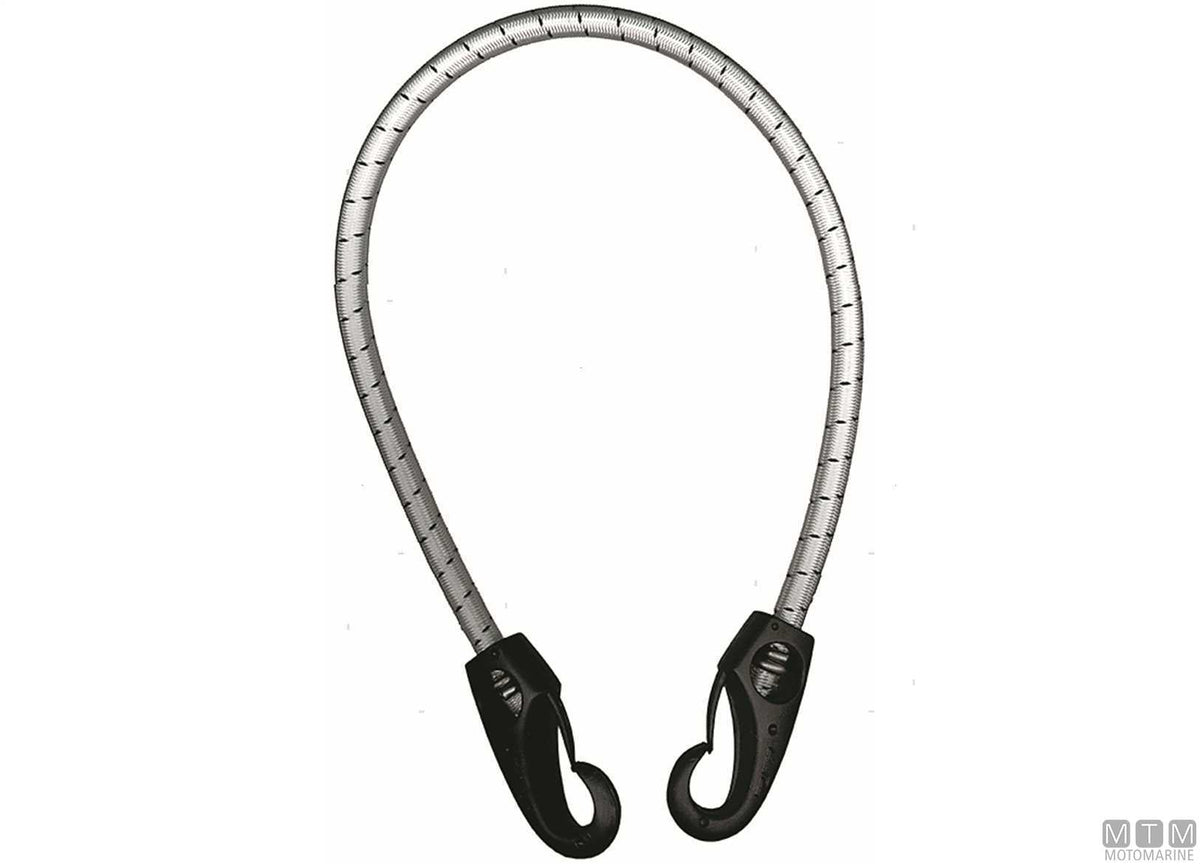 Elastic cord with 2 nylon carabiner hooks Ø4 mm, 20 cm - original photo Motomarine Srl