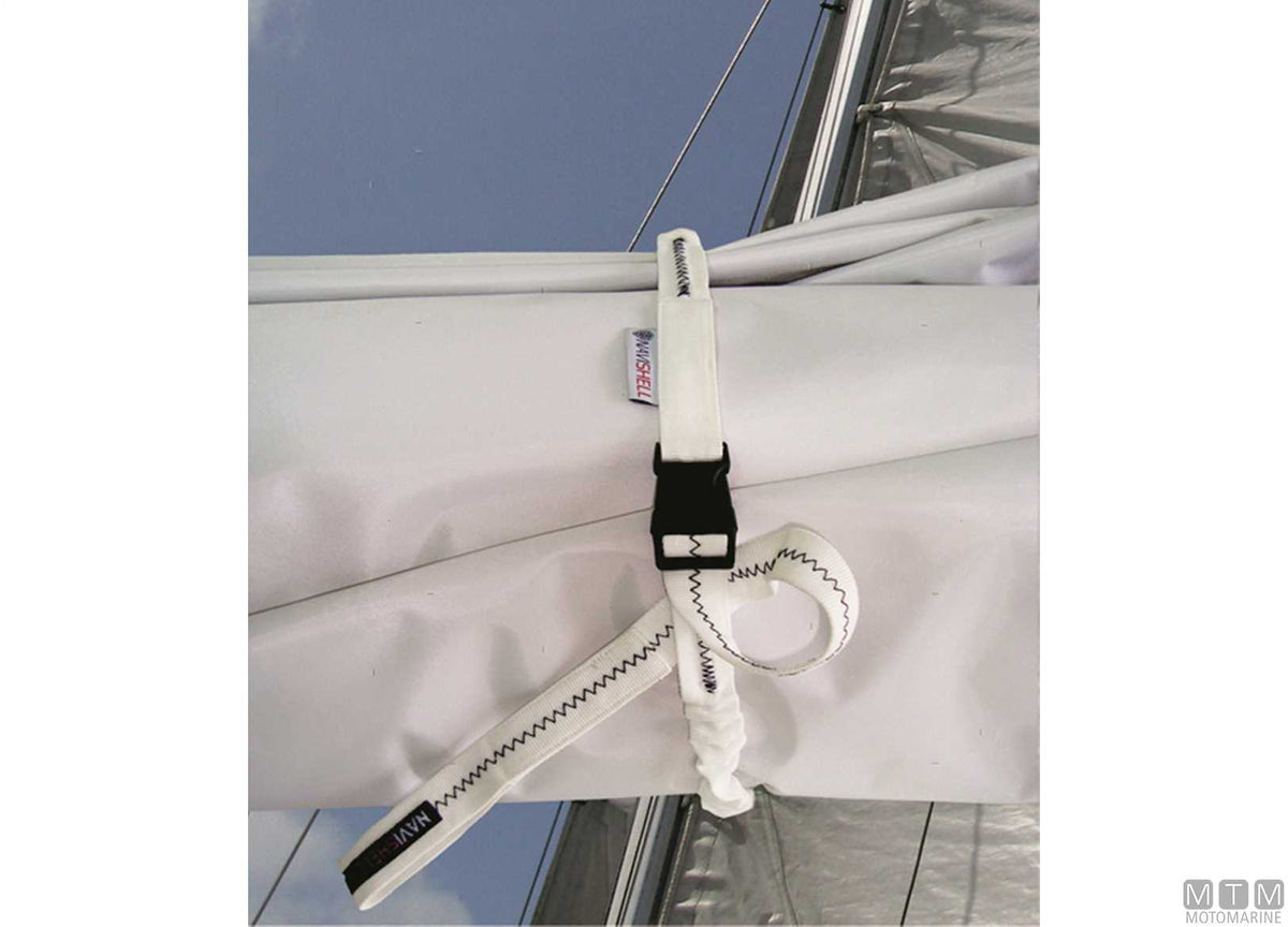 Navishell sail tie in water-repellent acrylic fabric (pack of 3) 23<>33 cm - original photo Motomarine Srl