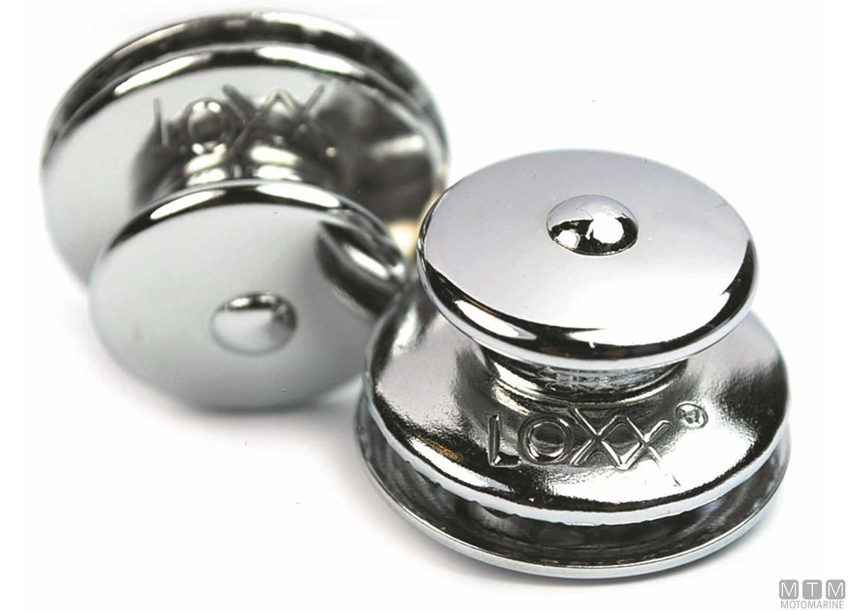 Loxx button head in nickel-plated brass - original photo Motomarine Srl