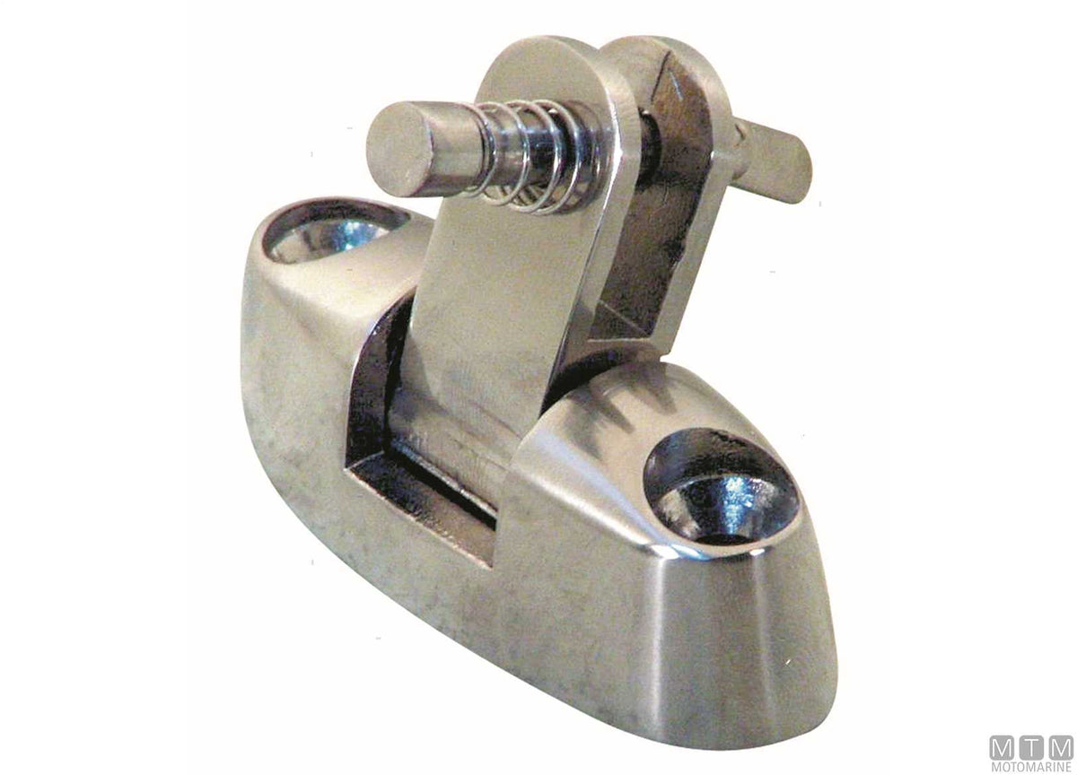 BPIS mounting base in stainless steel for bimini tops - original photo Motomarine Srl