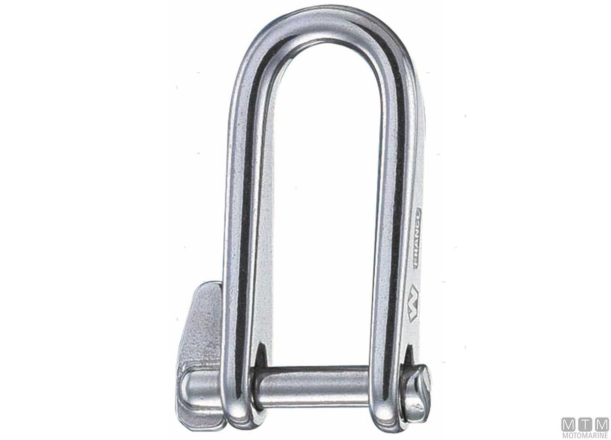 Wichard key pin long shackle Ø8 mm AISI 316 stainless steel - original photo Motomarine Srl