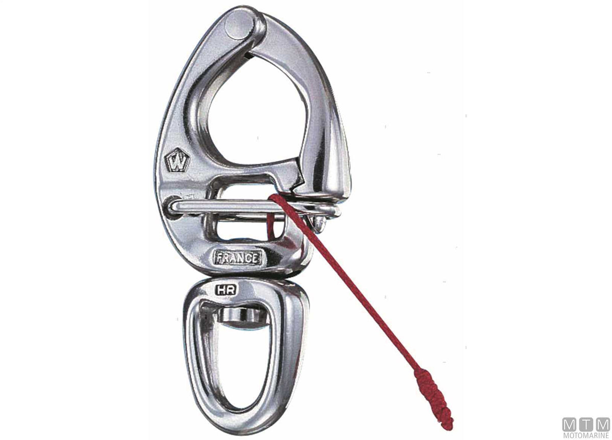 Wichard CL swivel snap shackle quick release eye Ø11 mm stainless steel 316 - original photo Motomarine Srl