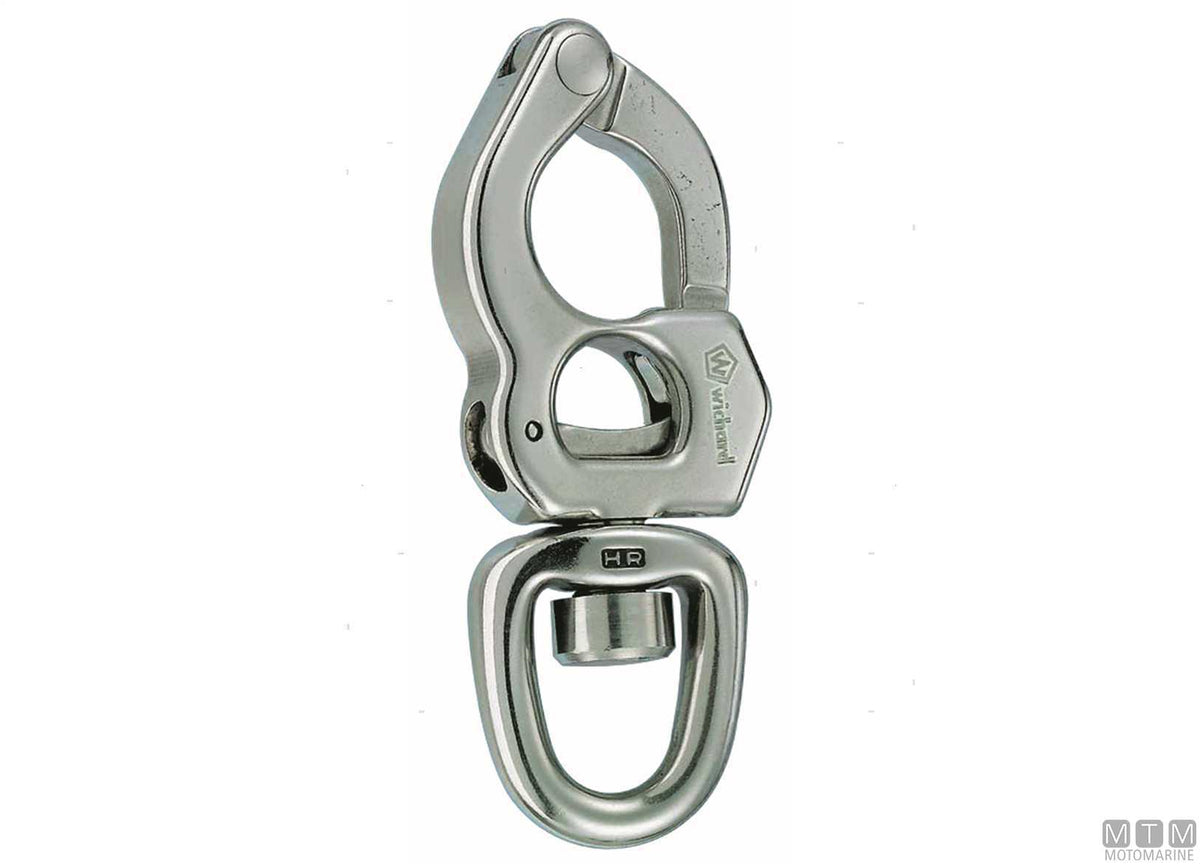 Wichard C4 swivel snap shackle quick release eye Ø11 mm stainless steel 316 - original photo Motomarine Srl