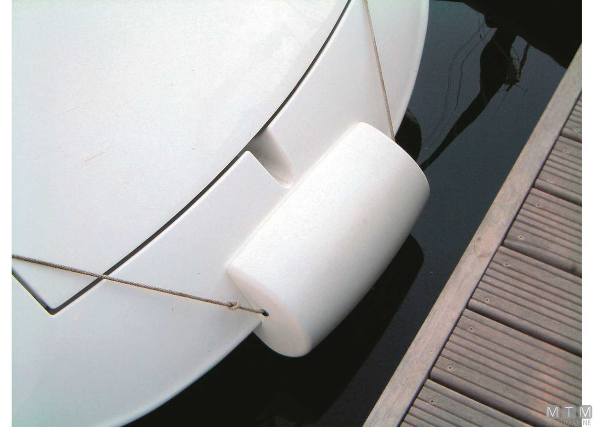 Safe stern fender white 60x32 cm - original photo Motomarine Srl