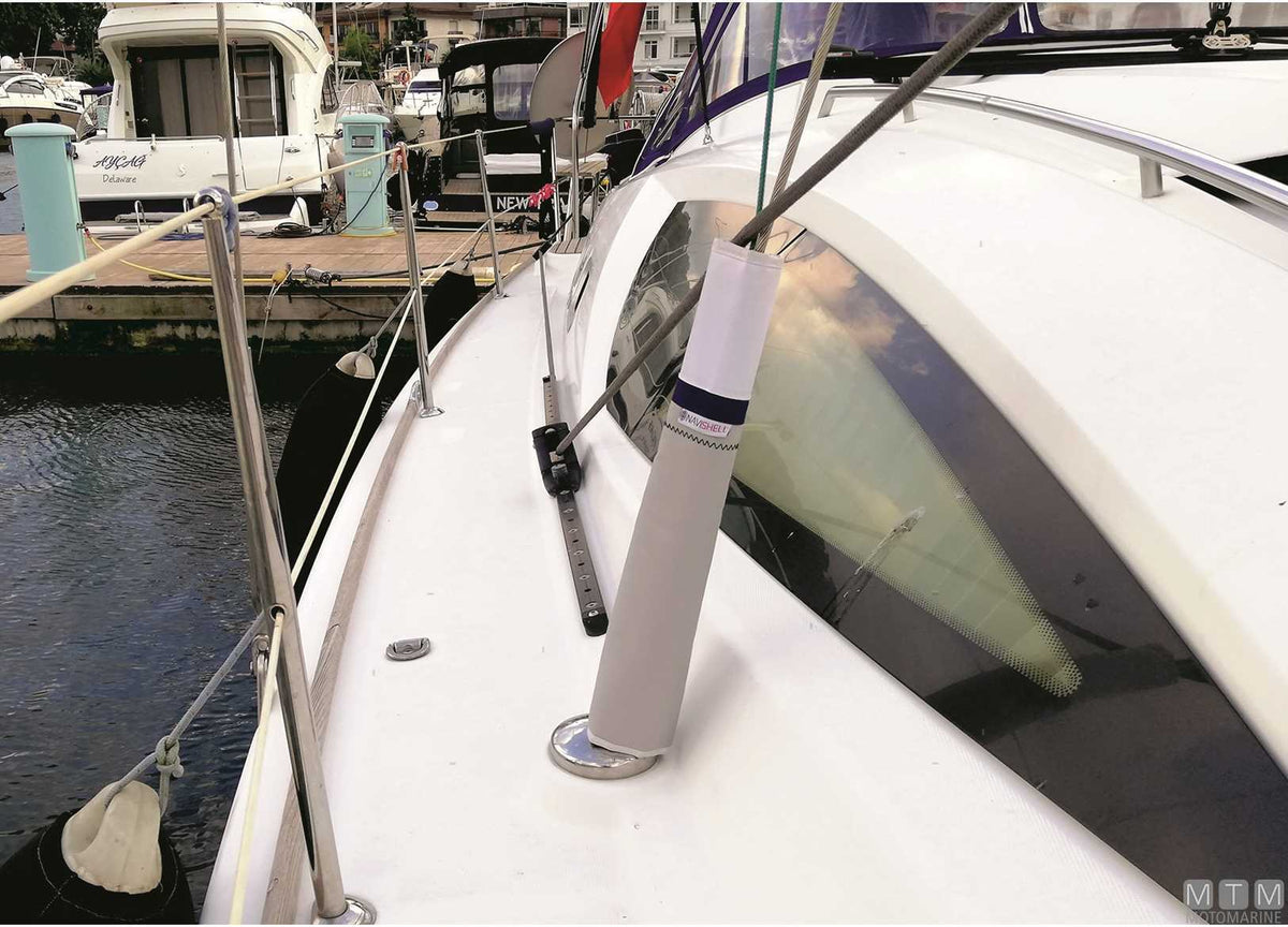 Navishell turnbuckle cover L61 cm navy blue - original photo Motomarine Srl