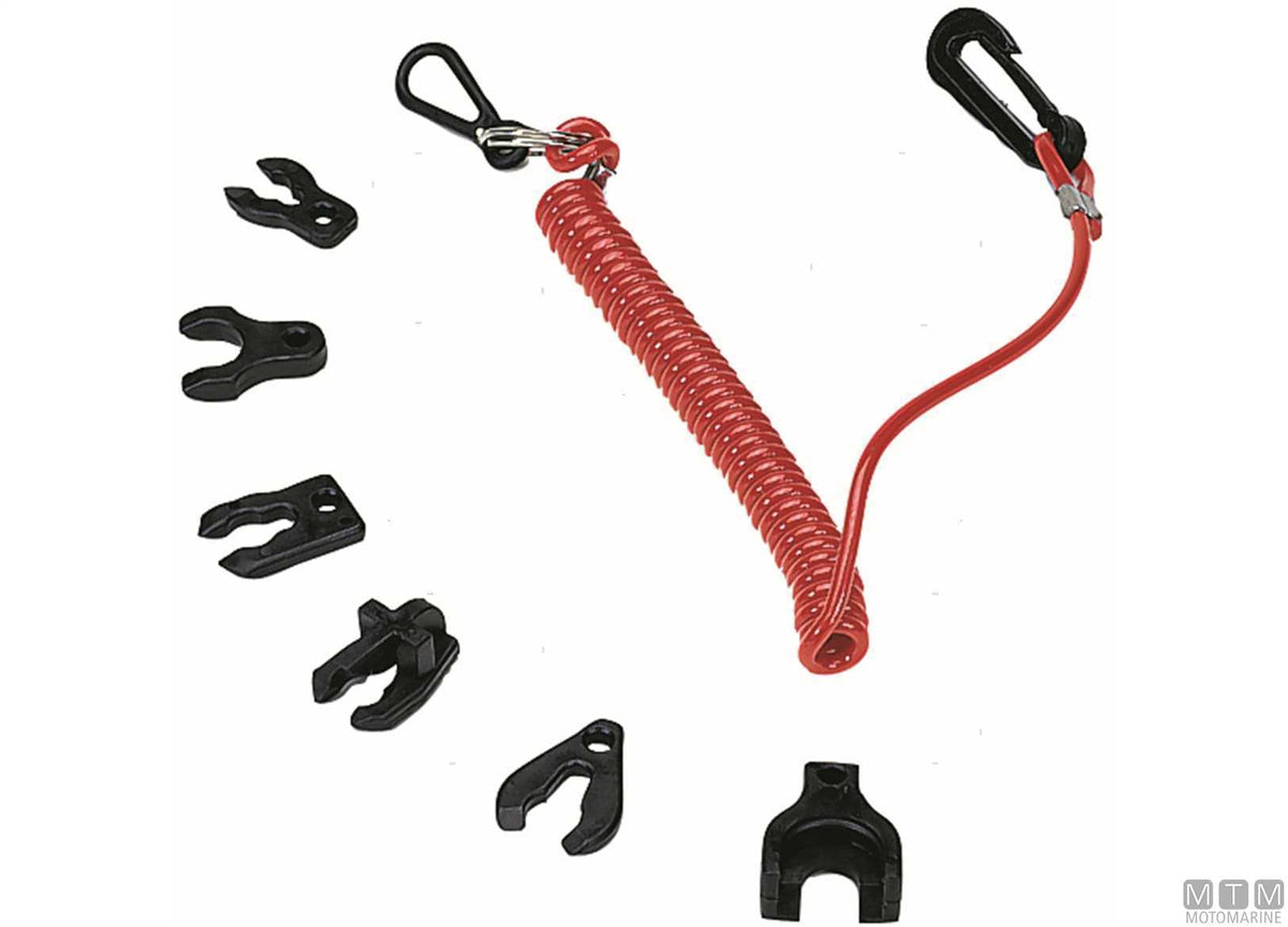 Evinrude/Johnson New safety key + lanyard - original photo Motomarine Srl