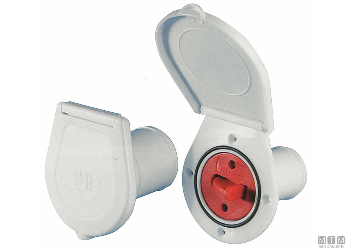 NR water deck fill with cap Ø38 mm in plastic - original photo Motomarine Srl