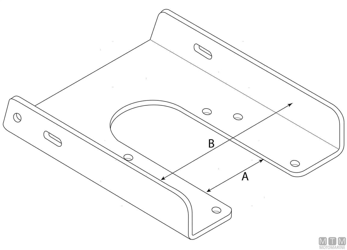 Davis Happy Troller trolling plate for engines from 25 to 50 HP - original photo Motomarine Srl