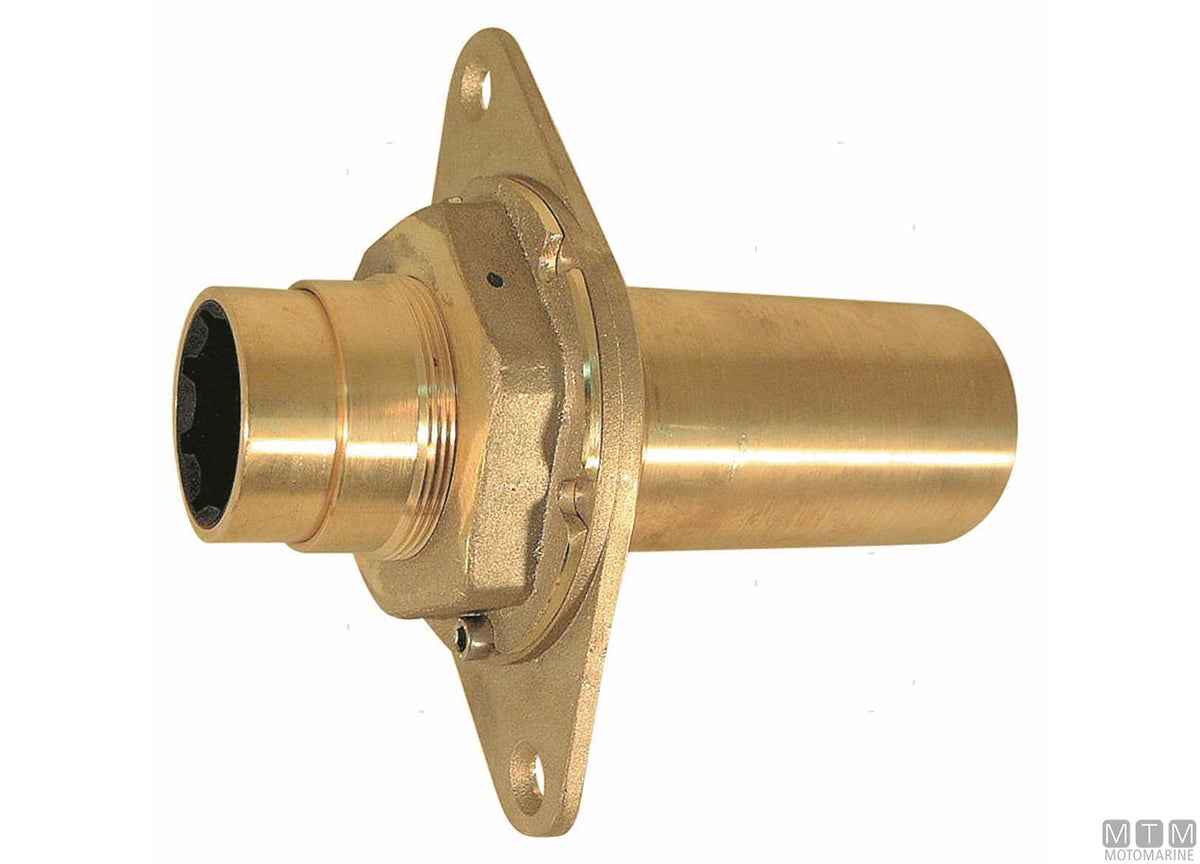 Stern tube head with bushing for propeller shaft Ø35 mm - original photo Motomarine Srl
