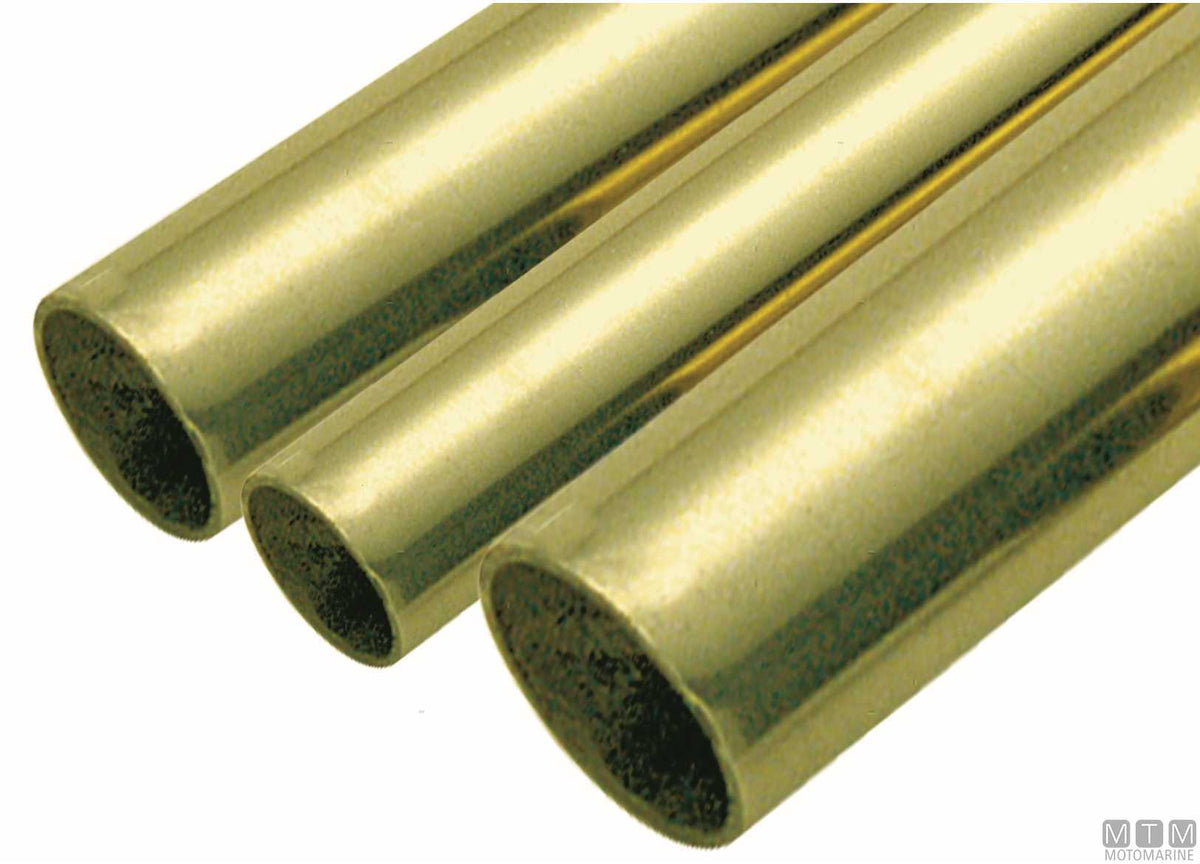 Brass stern tube L 100 cm Ø52/66 mm for propeller shaft Ø45 mm - original photo Motomarine Srl