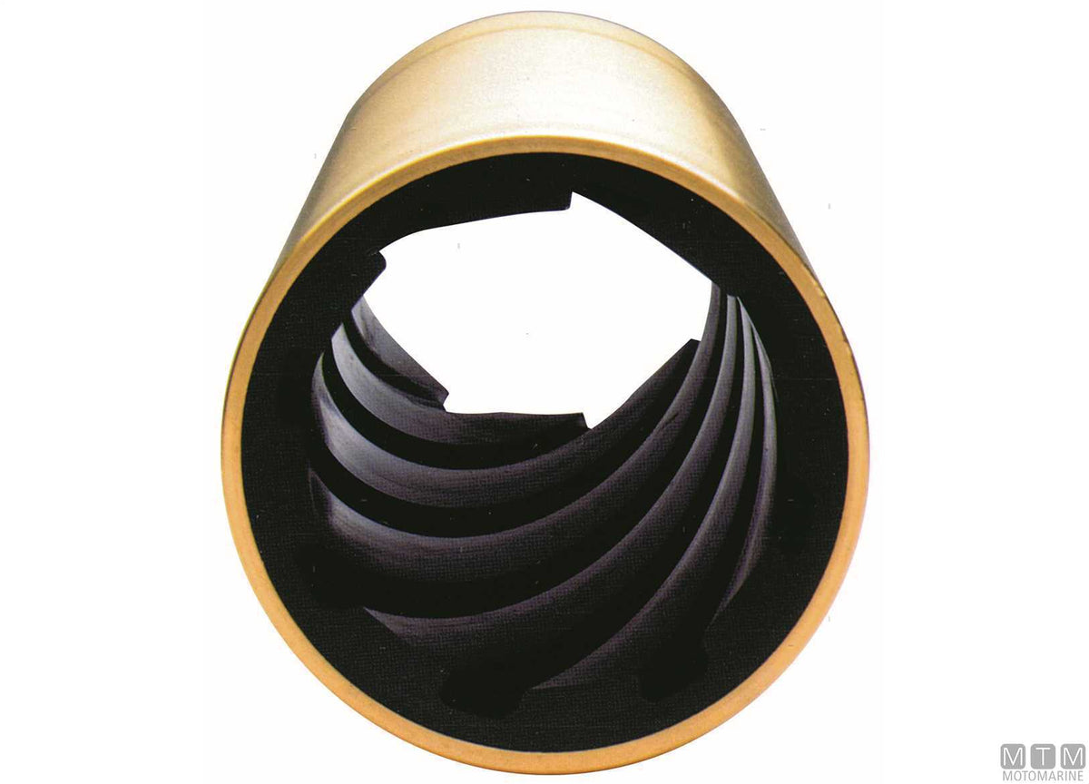 Idrolub involute bushing for shaft Ø65 mm ext. Ø3"3/8 L266.7 mm - original photo Motomarine Srl
