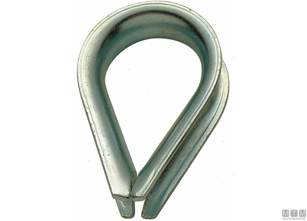 Thimble Ø20 mm galvanized steel - original photo Motomarine Srl