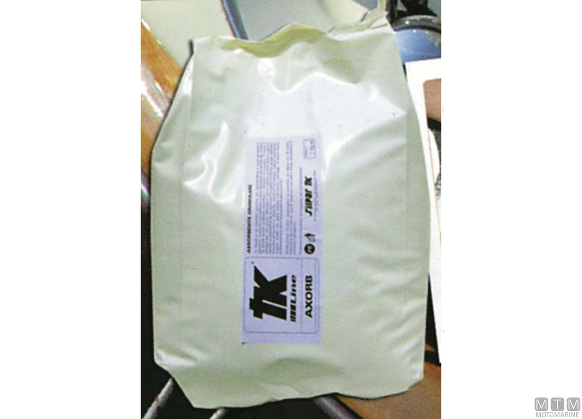 Axorb absorbent powder, 12 kg - original photo Motomarine Srl
