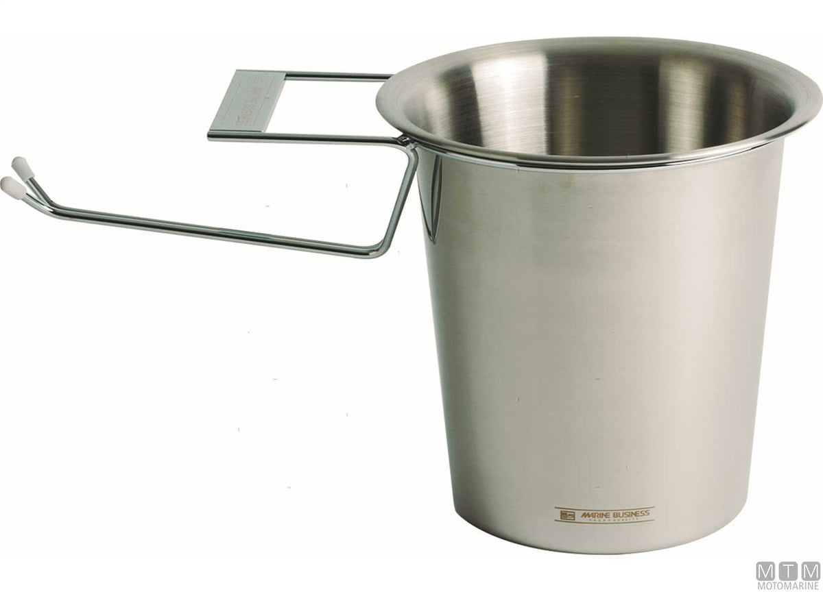 MB stainless steel champagne bucket - original photo Motomarine Srl