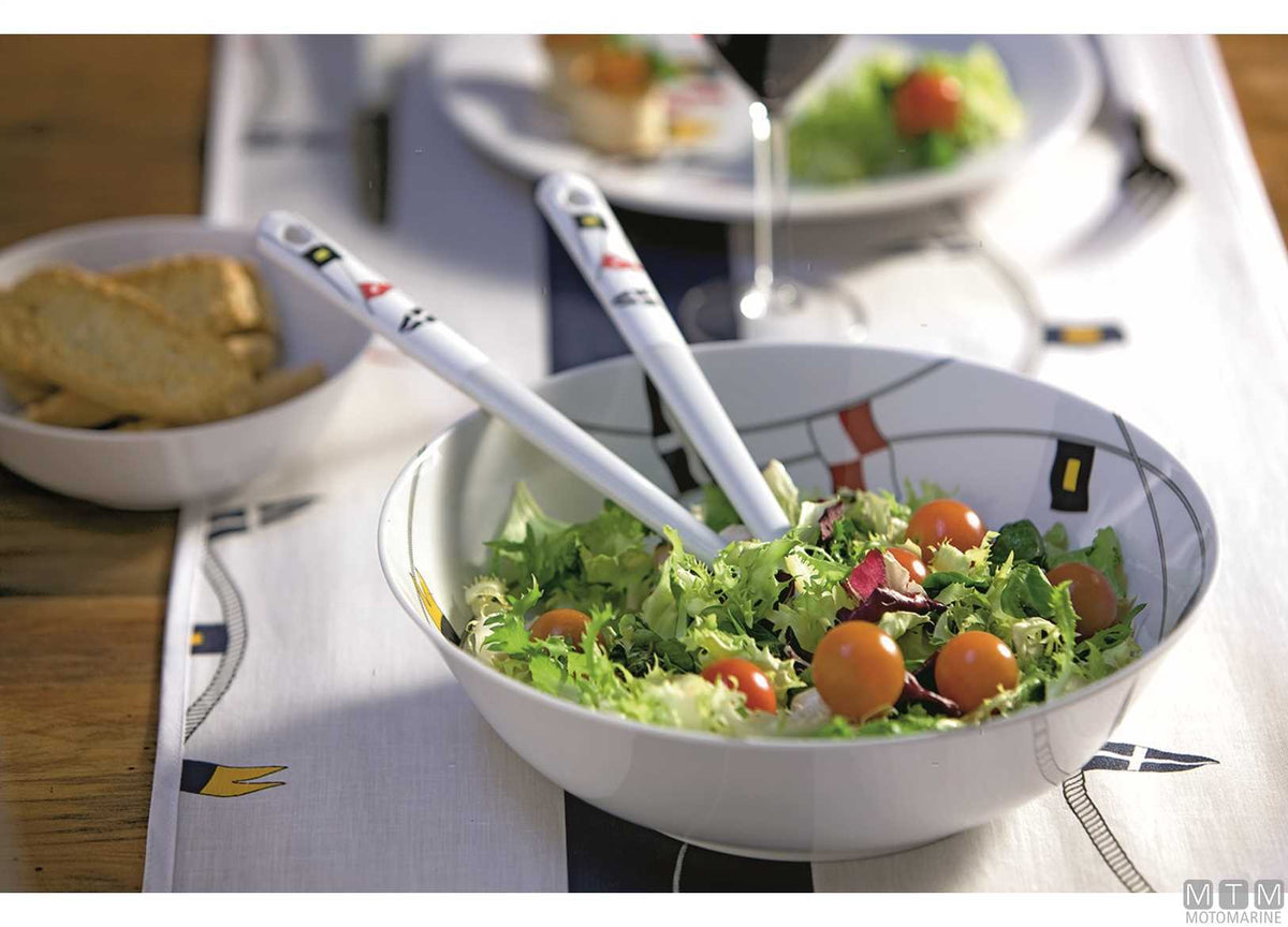 MB Regata salad bowl + cutlery - original photo Motomarine Srl