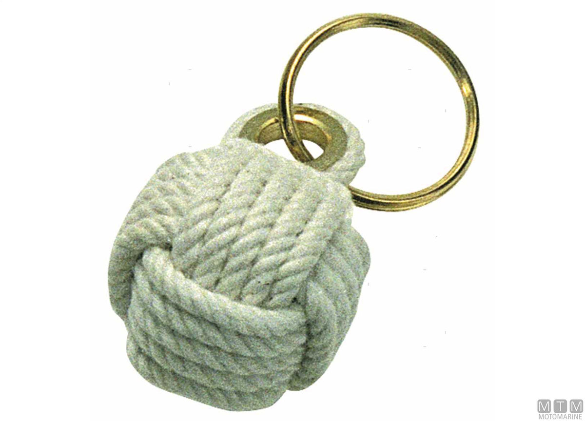 Braided rope keyring - original photo Motomarine Srl