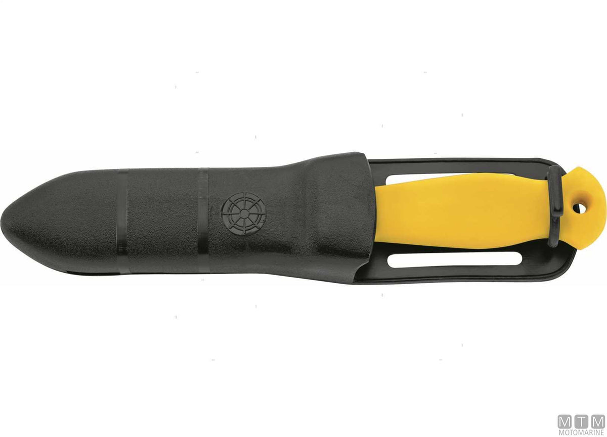 Mac Sub 12GG-N Knife Black, Blade 12 cm - original photo Motomarine Srl