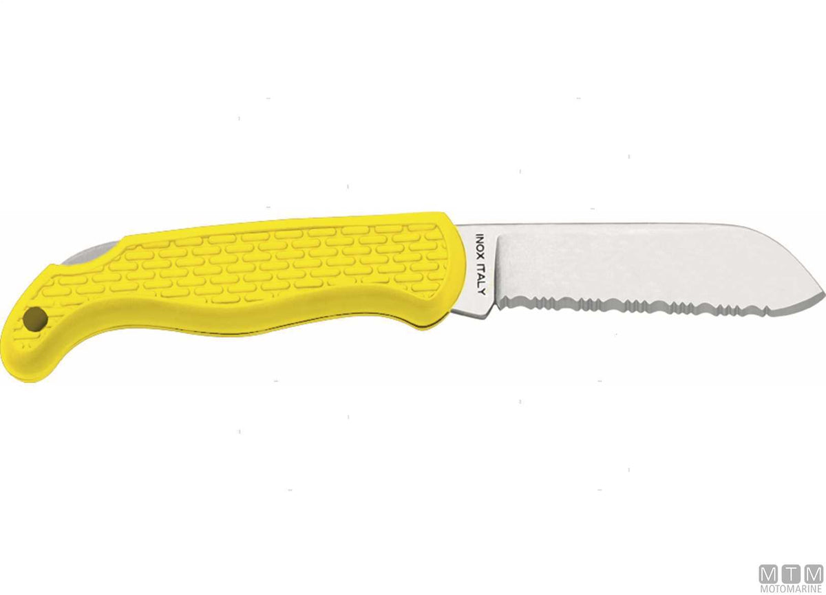 Mac Boat1-N black folding knife, 6.5 cm blade - original photo Motomarine Srl