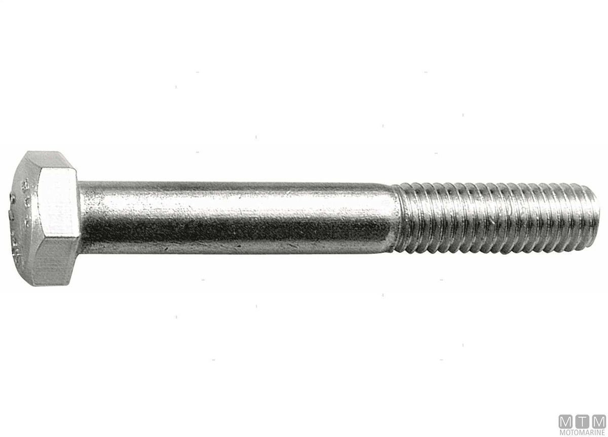 DIN931 hex head bolts, partial thread, stainless steel A2, M8x100, 10 pcs - original photo Motomarine Srl