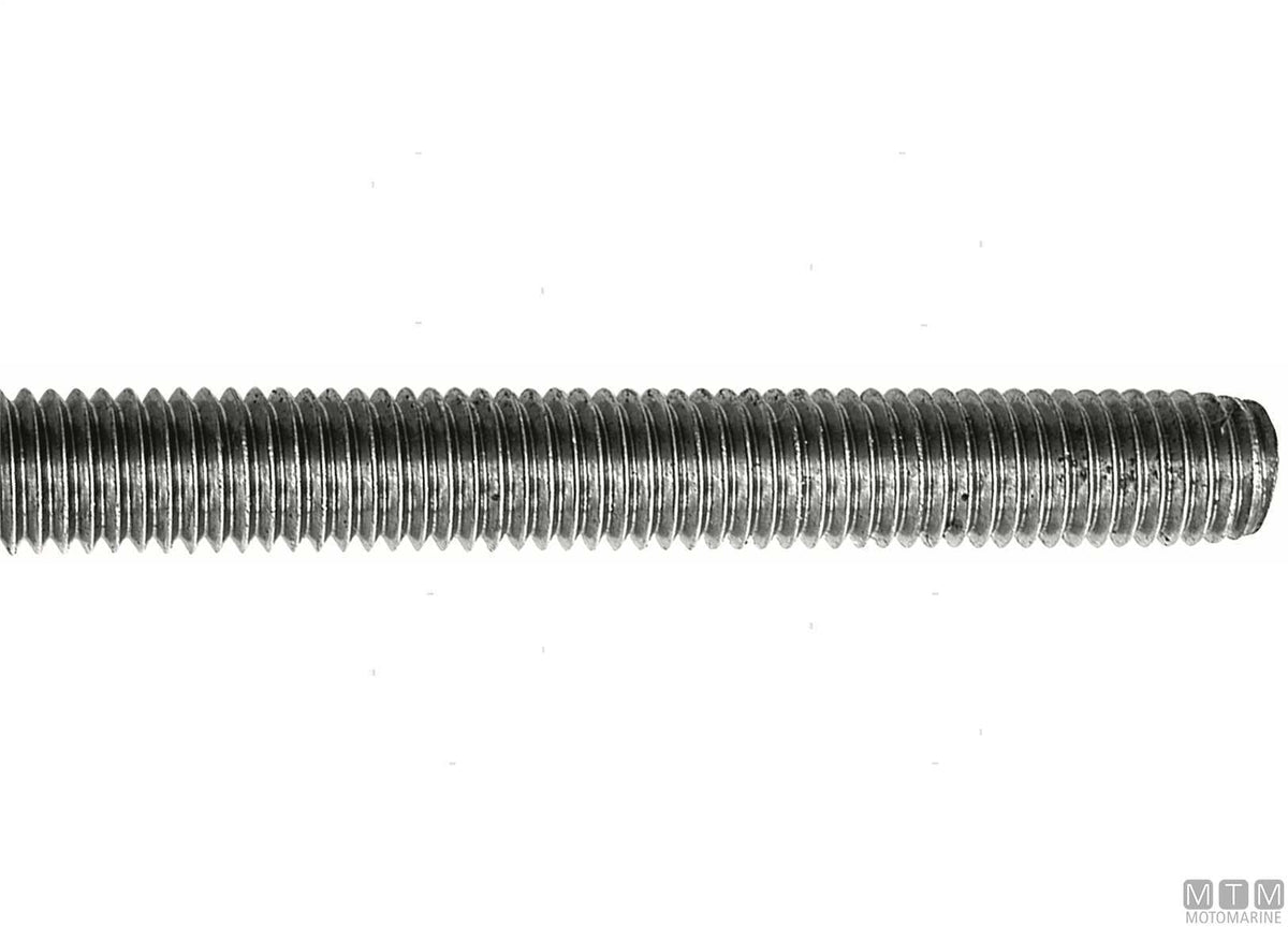 Stainless steel A2 threaded rod M12 - original photo Motomarine Srl