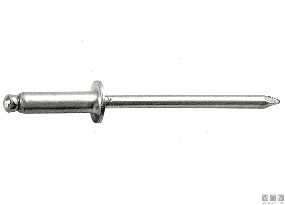 Stainless steel rivets A2 3.2x6 mm, 100 pcs - original photo Motomarine Srl