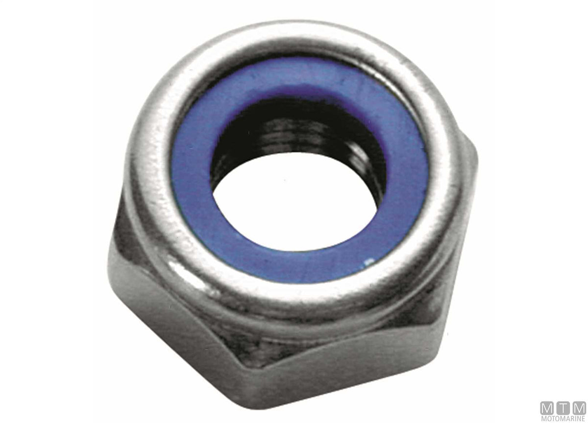 DIN985 self-locking nuts A4 stainless M10 50 pcs - original photo Motomarine Srl