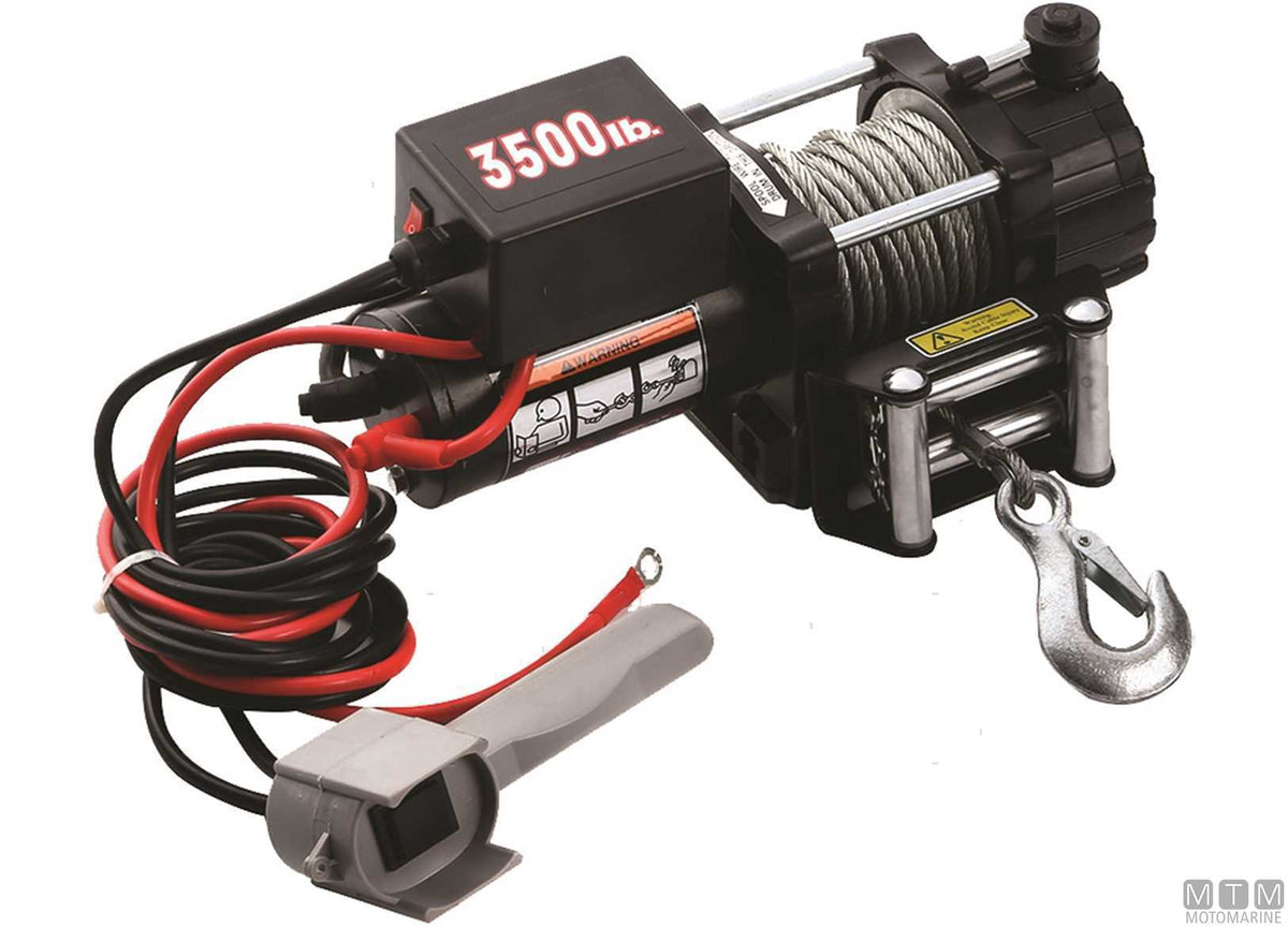 Bada DW4000 electric trailer winch pull 1800 kg - original photo Motomarine Srl