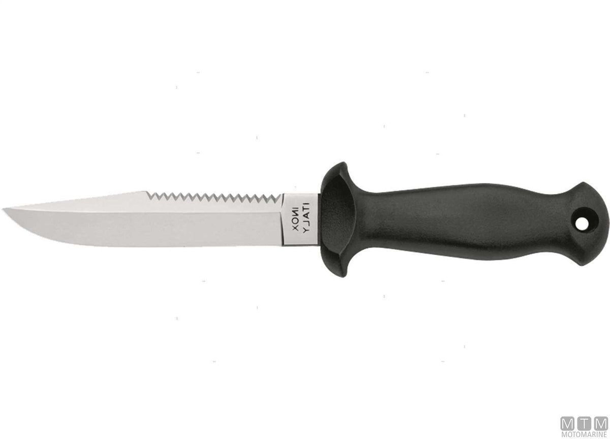Mac Sub 11-N Knife Black, Blade 11 cm - original photo Motomarine Srl