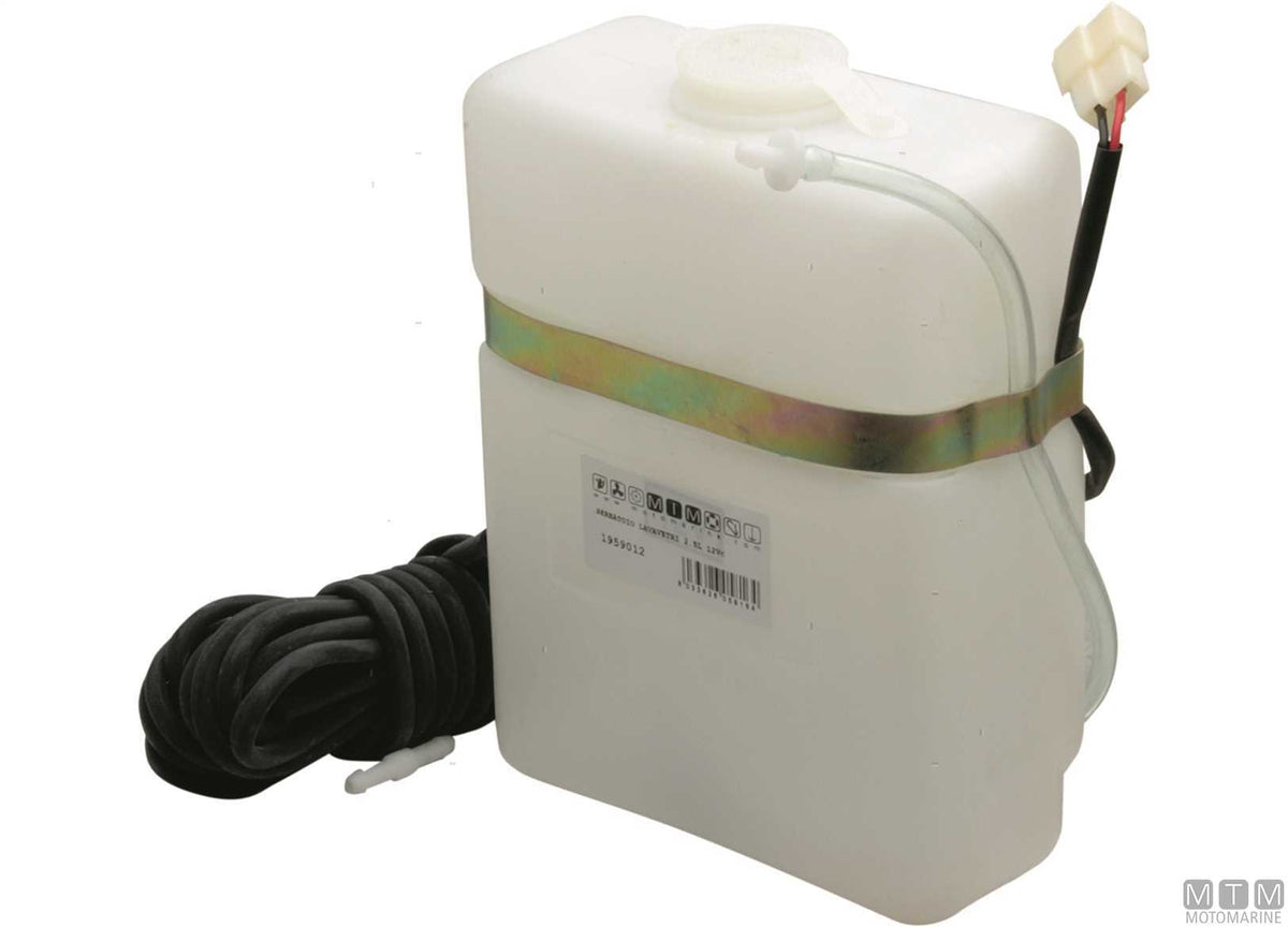 Washer fluid tank 2.5 l 12V - original photo Motomarine Srl